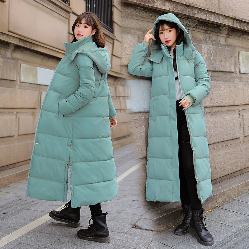Winter Cotton Clothing Women's Extended Below The Knee