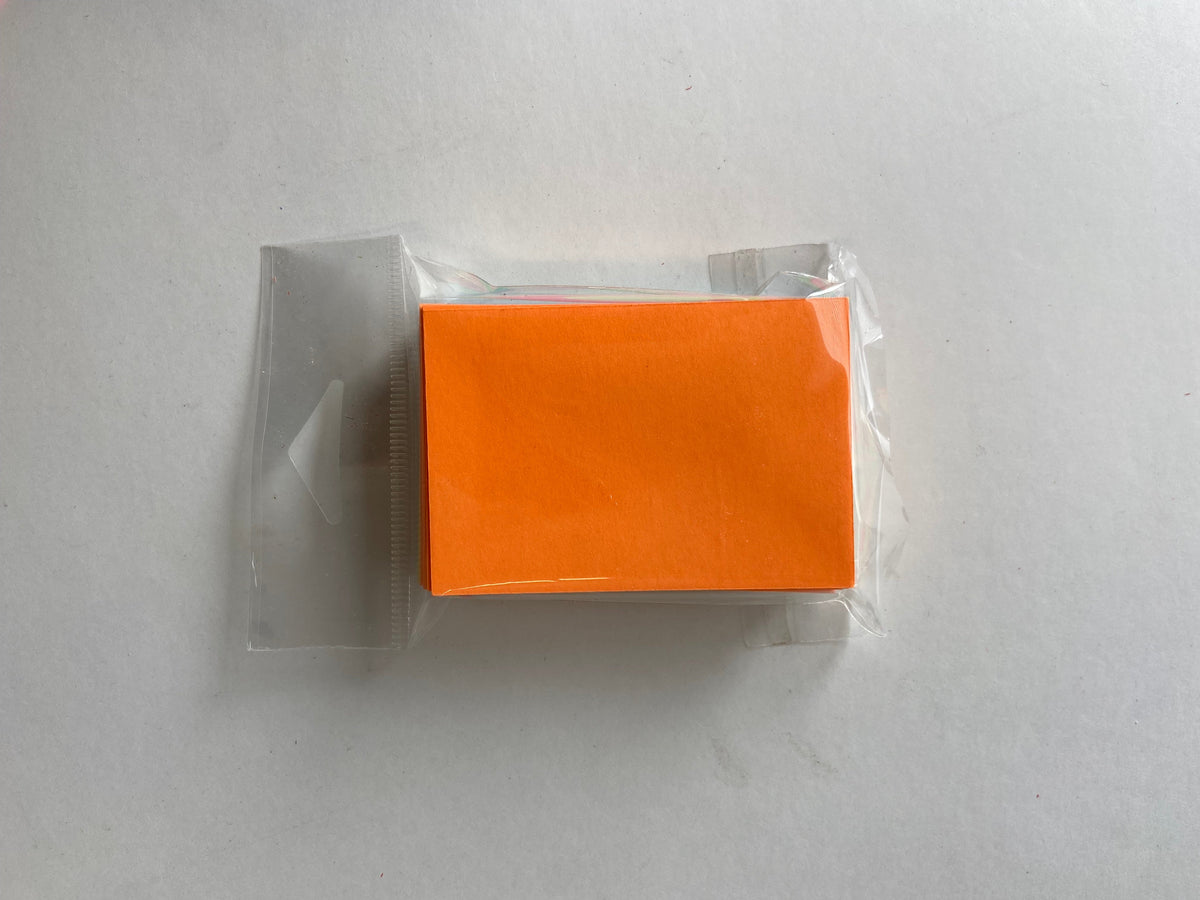 SHAPES ETC. Blank Index Cards - 2" x 3" Assorted Color
