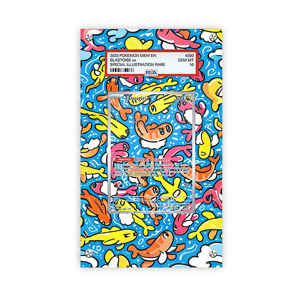 Tatsugiri 186/167 - Pokémon Extended Artwork Protective Card Display Case Psa/raw