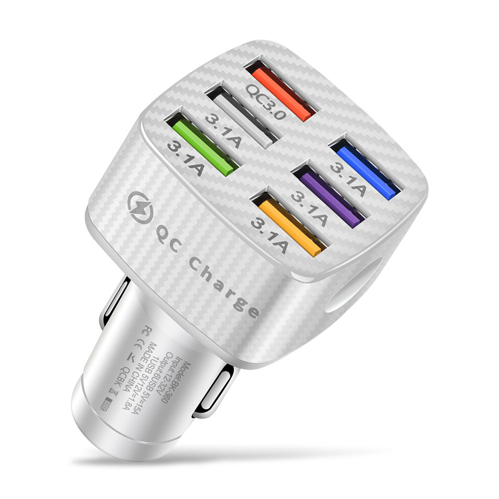 Square Car Charger 5V9V12V Smart