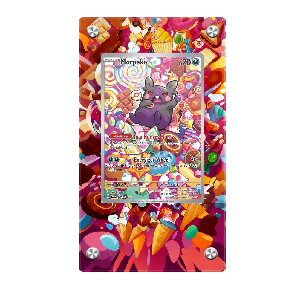 Morpeko 206/182 - Pokémon Extended Artwork Protective Card Display Case Psa/cgc/tag/raw