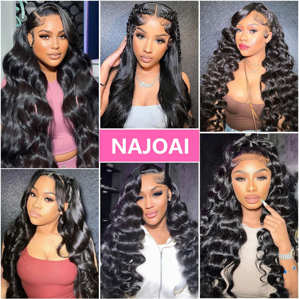 Body Wave Lace Front Human Hair Wig, 180 Density, 26 in, 13x4 HD