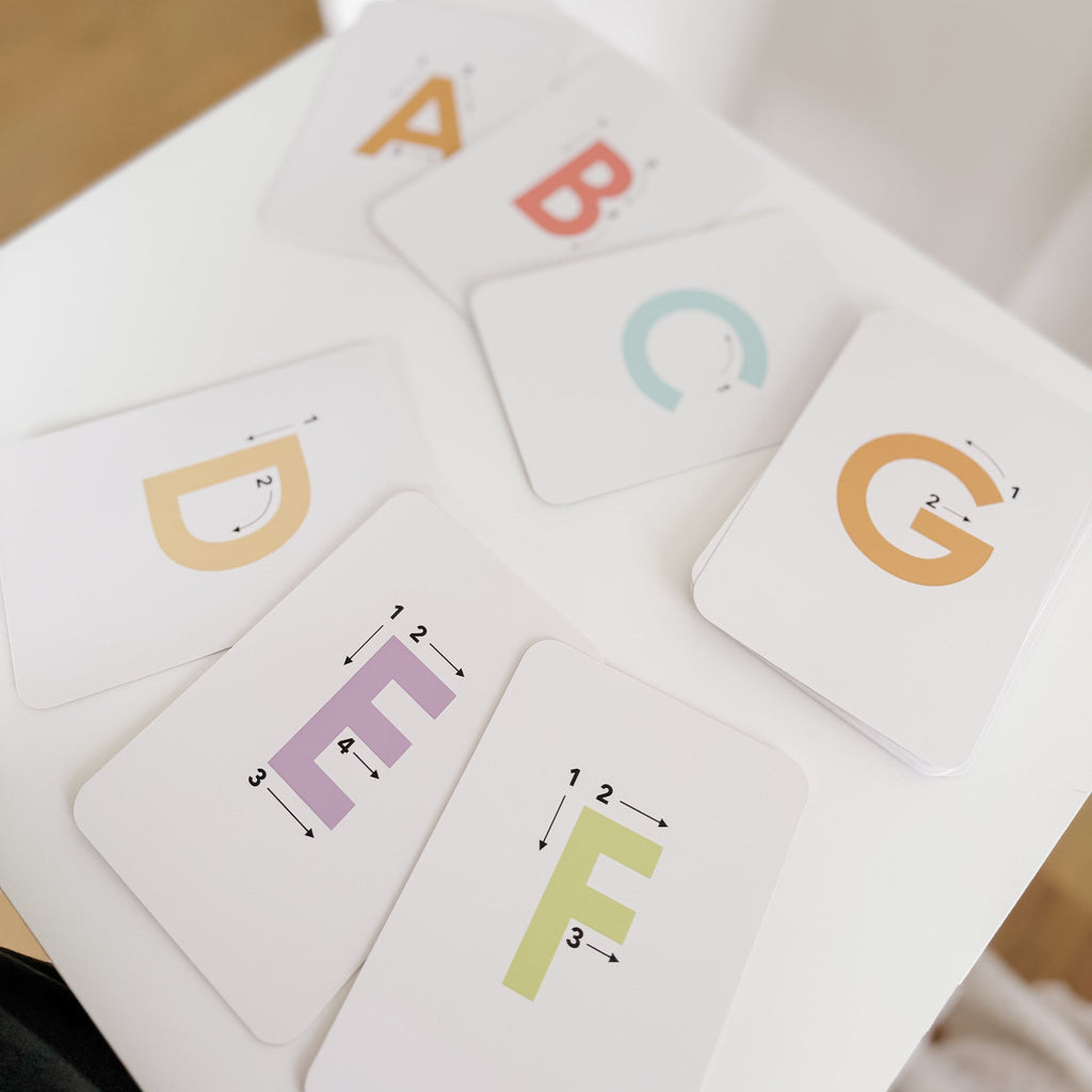 Alphabet Letter Tracing Flash Cards for Preschoolers | A–Z
