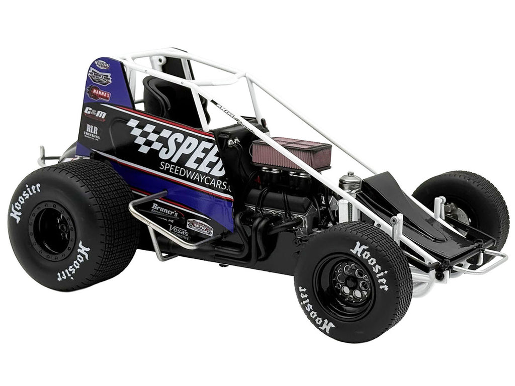 Winged Sprint Car #48 Danny Dietrich "Weikert's Livestock - Speedway Cars" Gary Kauffman Racing (2025) 1/18 Diecast Model Car by ACME