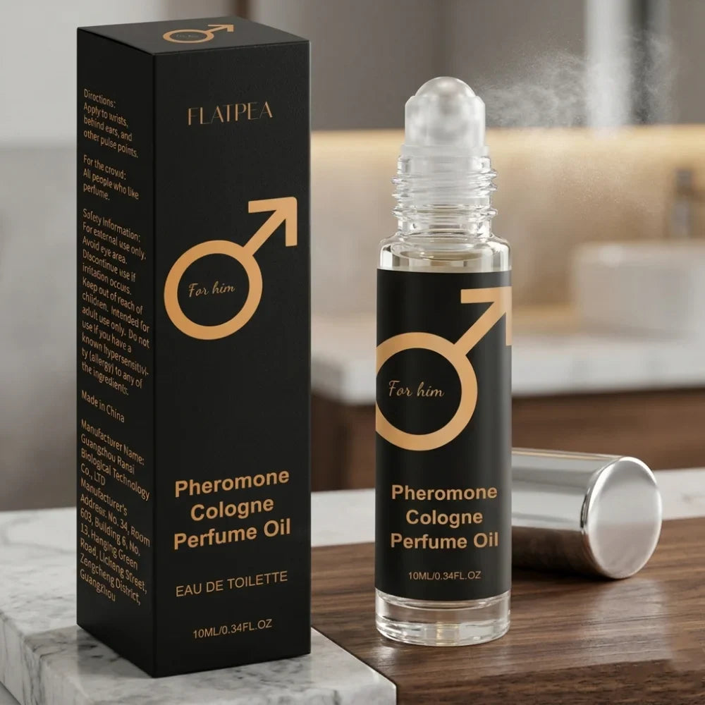 Men's Roll-on Pheromone Fragrance Long Lasting Perfume Dating Fragrant Perfumes Cologne Fragrance Suitable for Dating and Daily