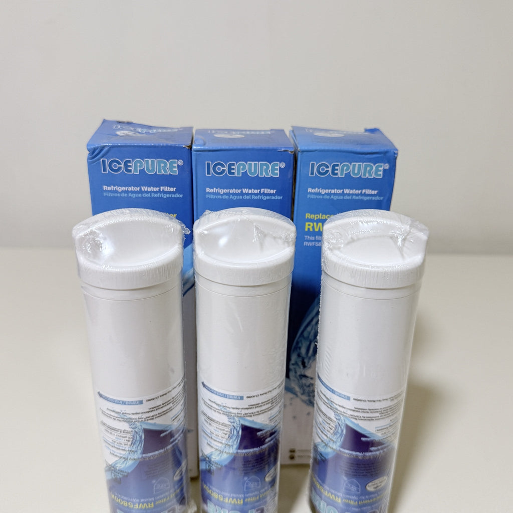 ICEPURE RWF5800A Refrigerator Water Filter, 3 Pack