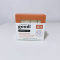 Alaffia Good Soap Fragrance-Free Triple Milled Bar Soap, 4 x 5 oz