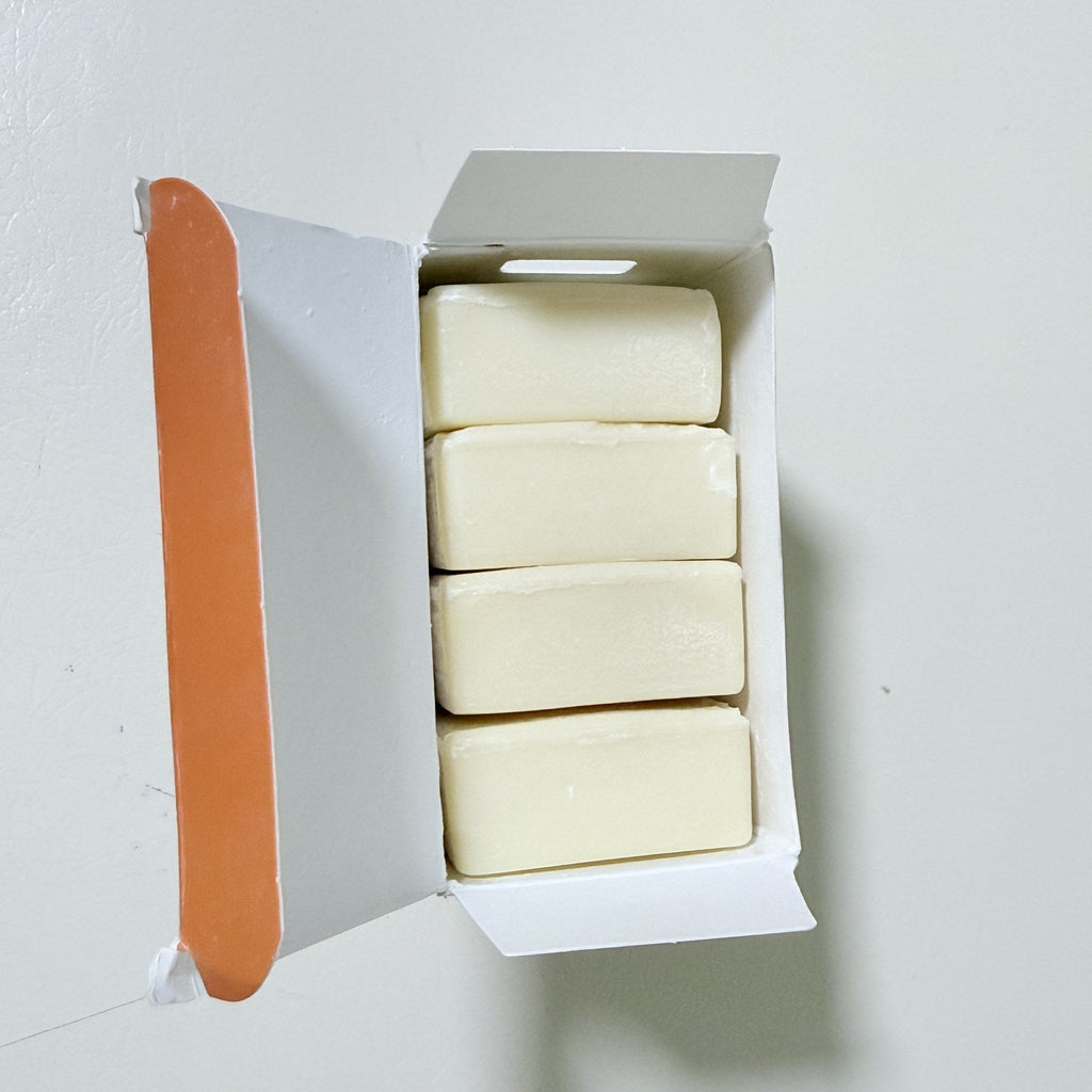 Alaffia Good Soap Fragrance-Free Triple Milled Bar Soap, 4 x 5 oz