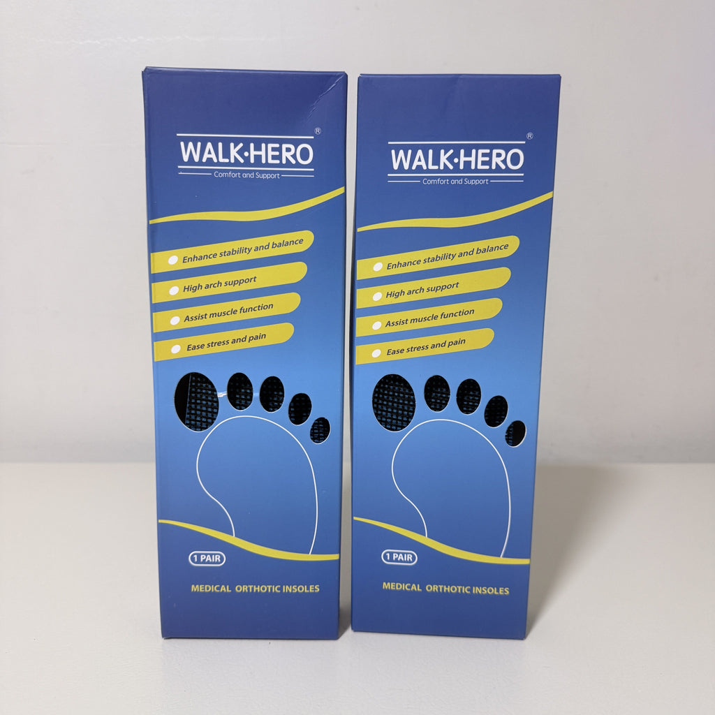 Arch Support Insoles, 2 Pairs, Men's 9-9.5 / Women's 11-11.5, Blue