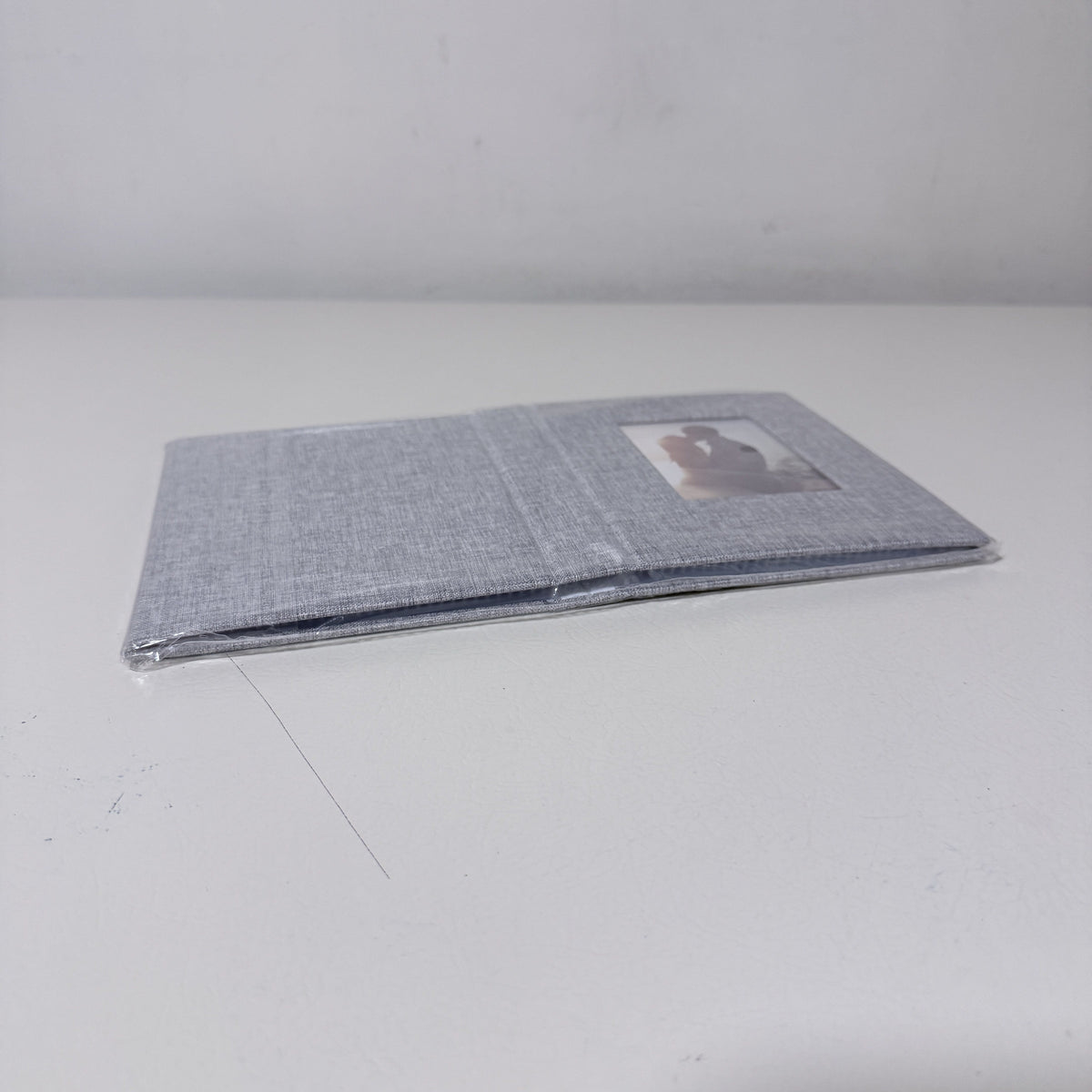 Small 4x6 Photo Albums, 2 Pack, Gray Linen Cover, 52 Photos