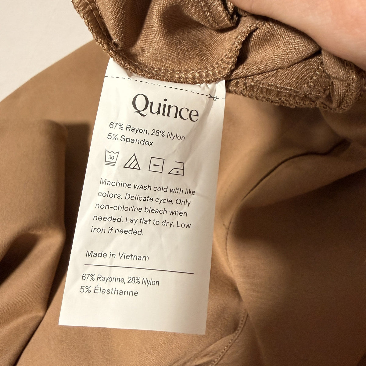 Quince Ultra-Stretch Ponte Straight Leg Pants, Roasted Pecan, XL