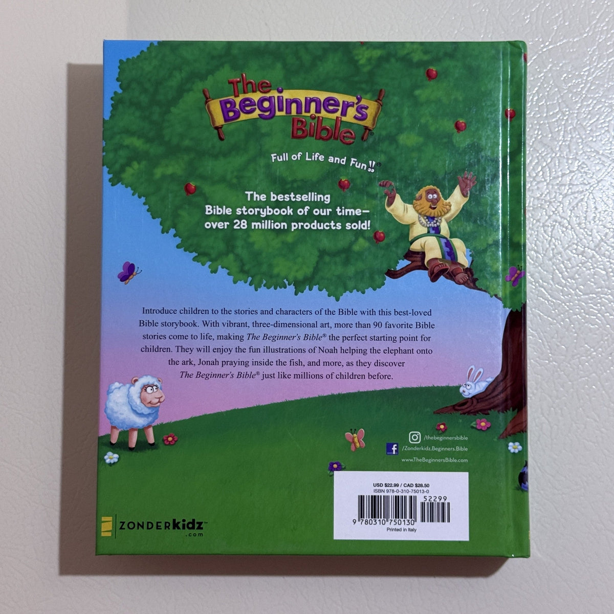 The Beginner's Bible Timeless Children's Stories Hardcover Zonderkidz