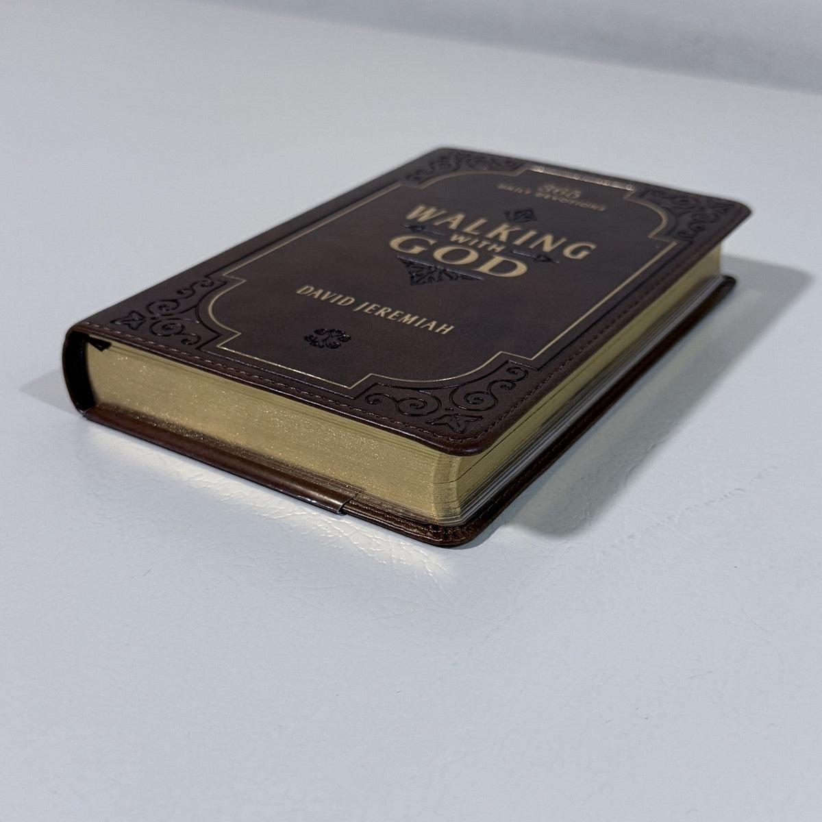 Walking with God 365 Daily Devotions David Jeremiah Faux Leather