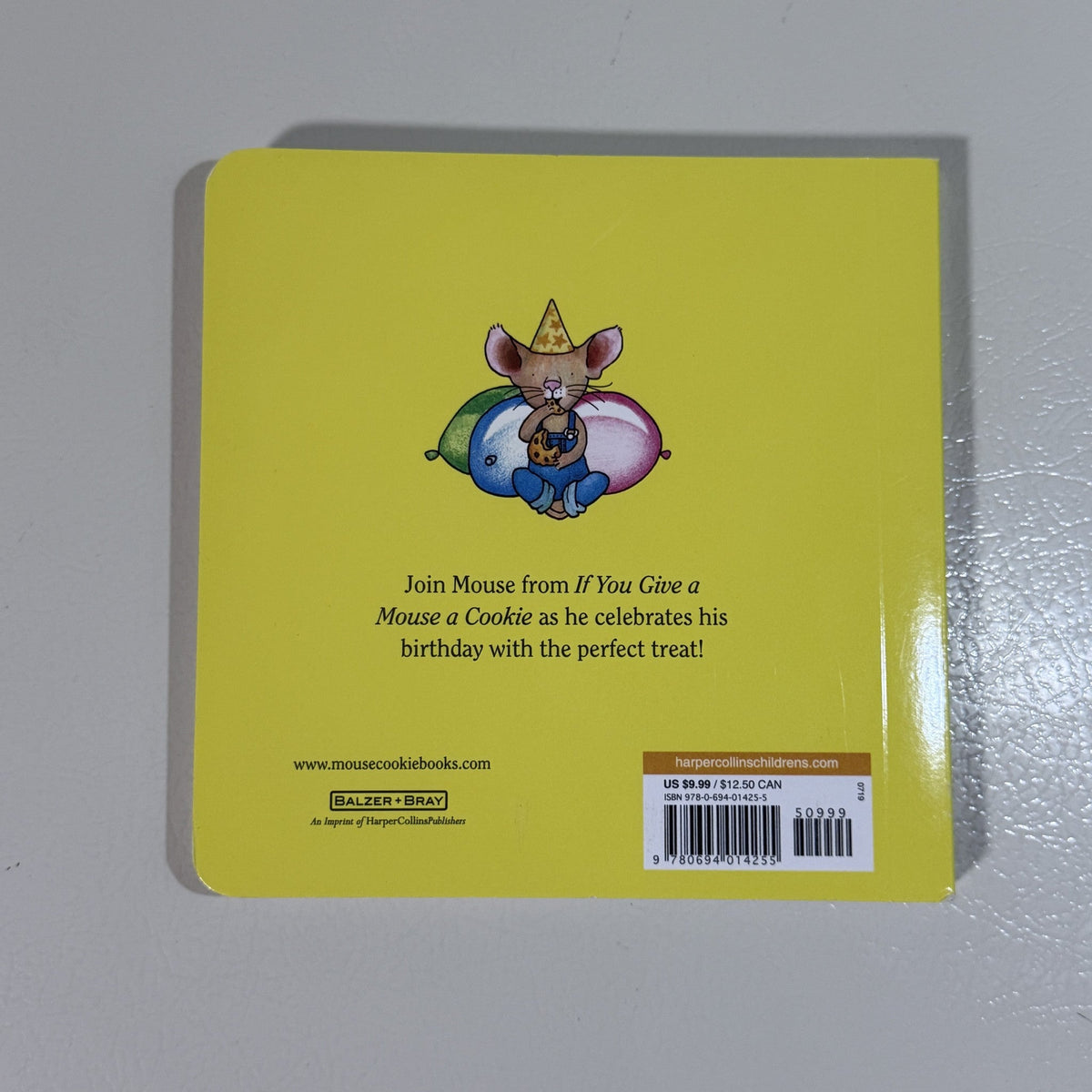 Happy Birthday, Mouse! Board Book Laura Numeroff Felicia Bond
