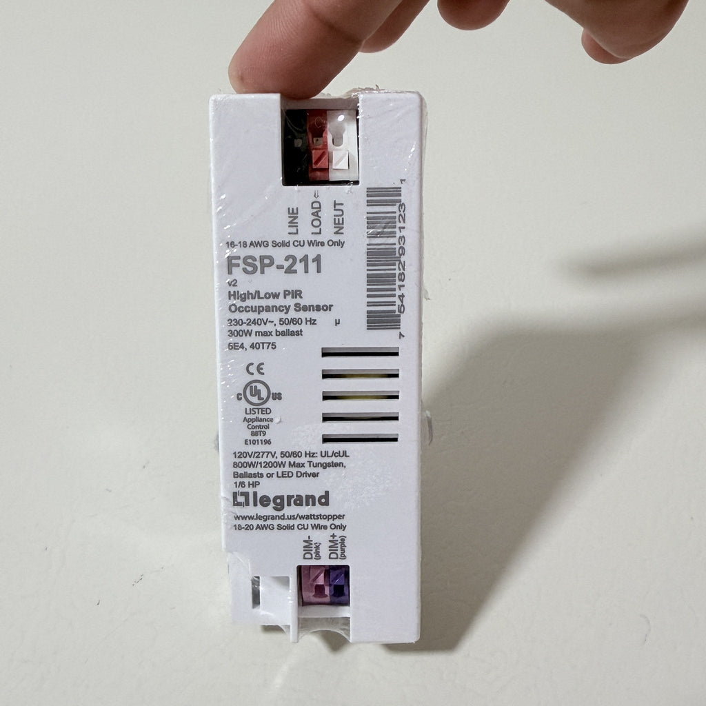Wattstopper FSP-211 High/Low PIR Fixture Mount Occupancy Sensor
