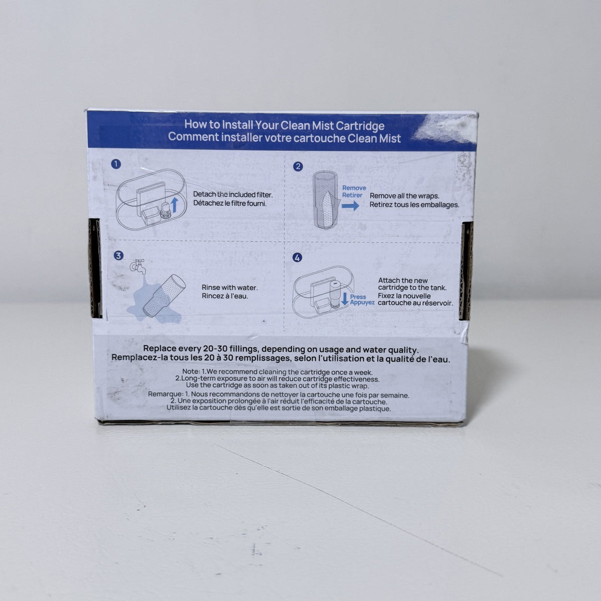 Dreo Clean Mist Cartridge 3-Pack DR-HPA020 for Dreo Humidifiers