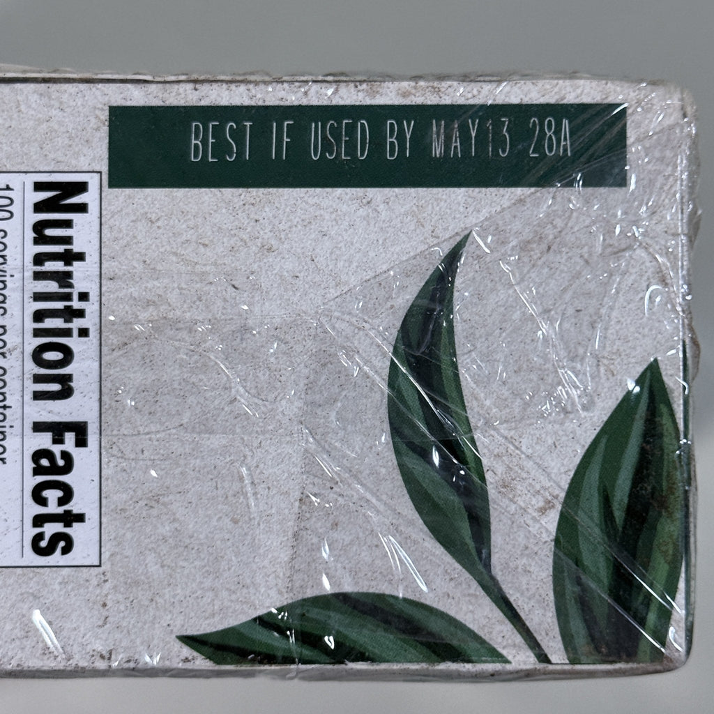 Newman's Own Organic Black Tea, 100 Wrapped Tea Bags, BB 05/2028