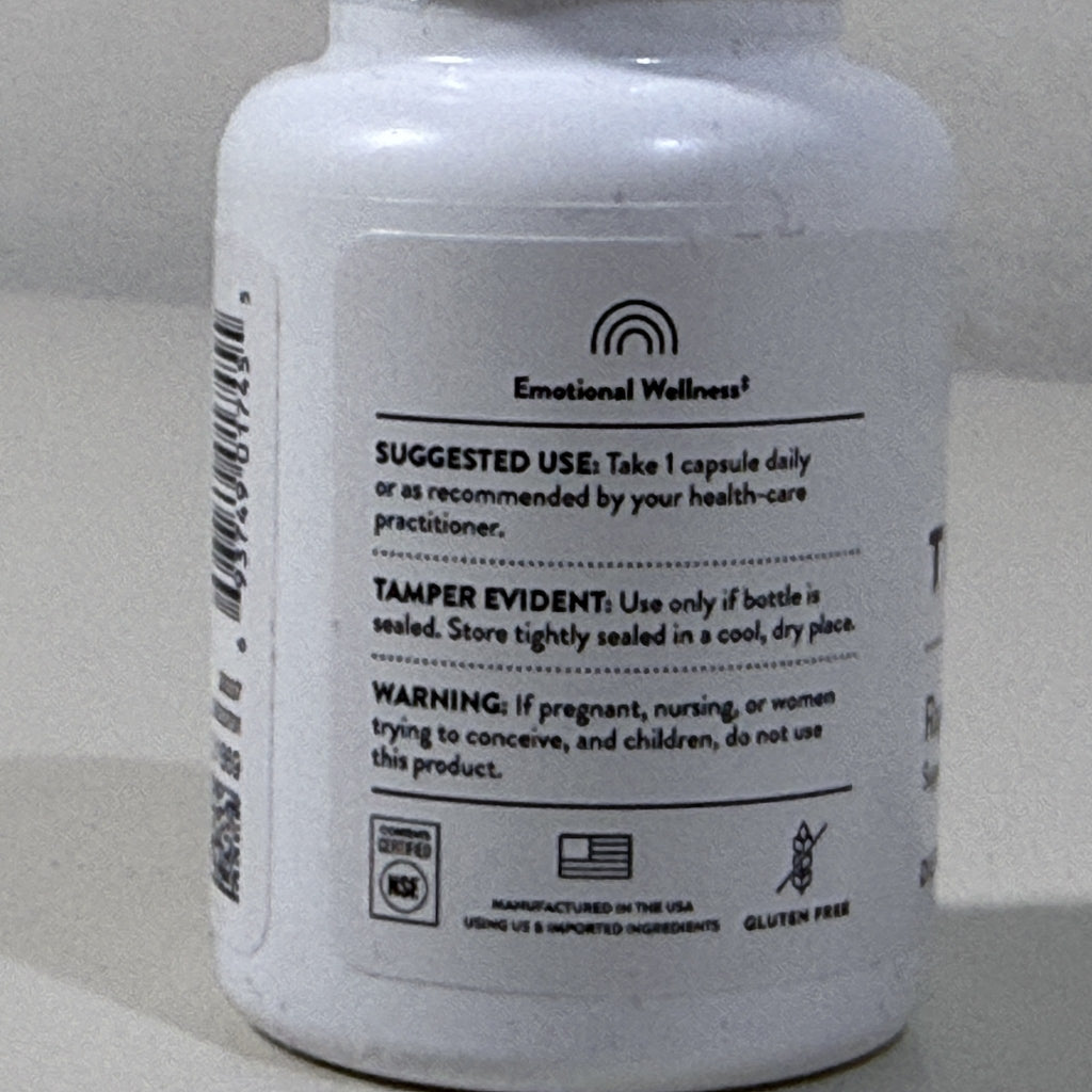 Thorne Rapid Relief Saffron, 30 Capsules, Exp 05/2028
