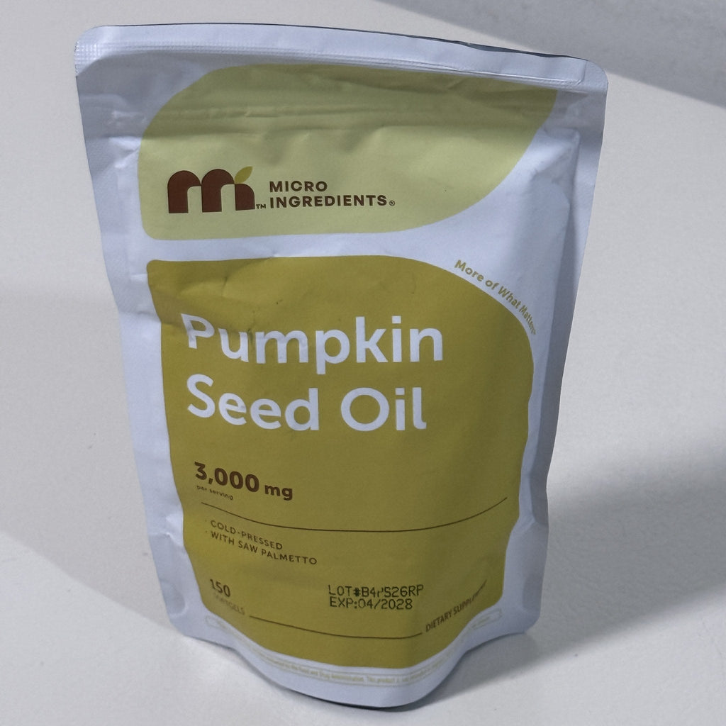 Micro Ingredients Pumpkin Seed Oil, 150 Softgels, Exp 04/2028