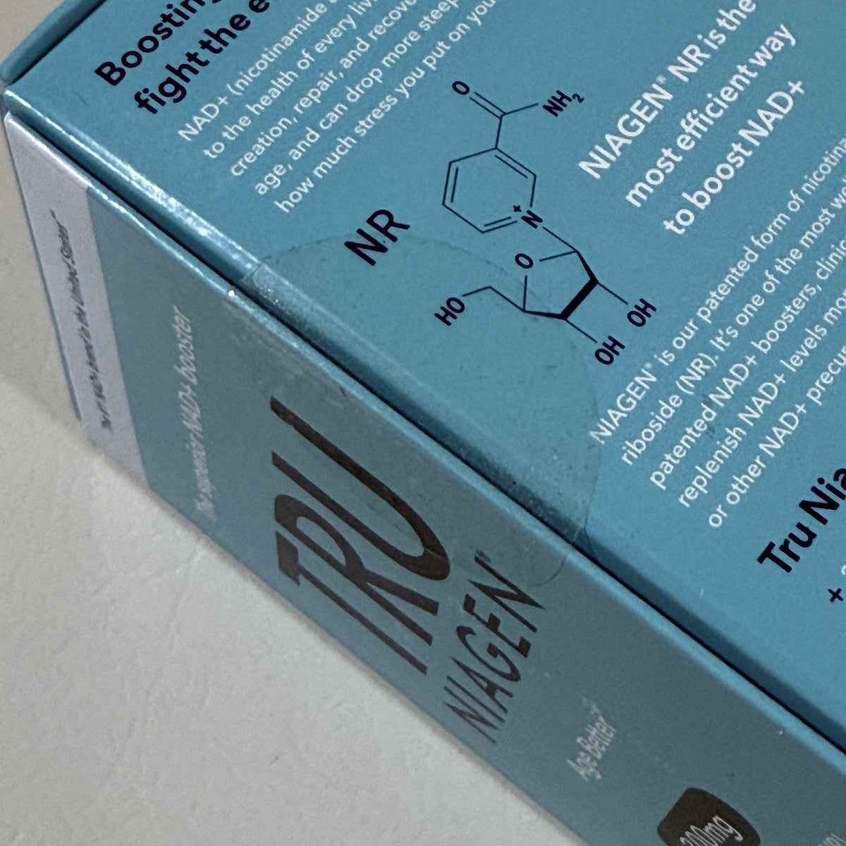 Tru Niagen 300 mg Nicotinamide Riboside, 30 Capsules, Exp 06/2029