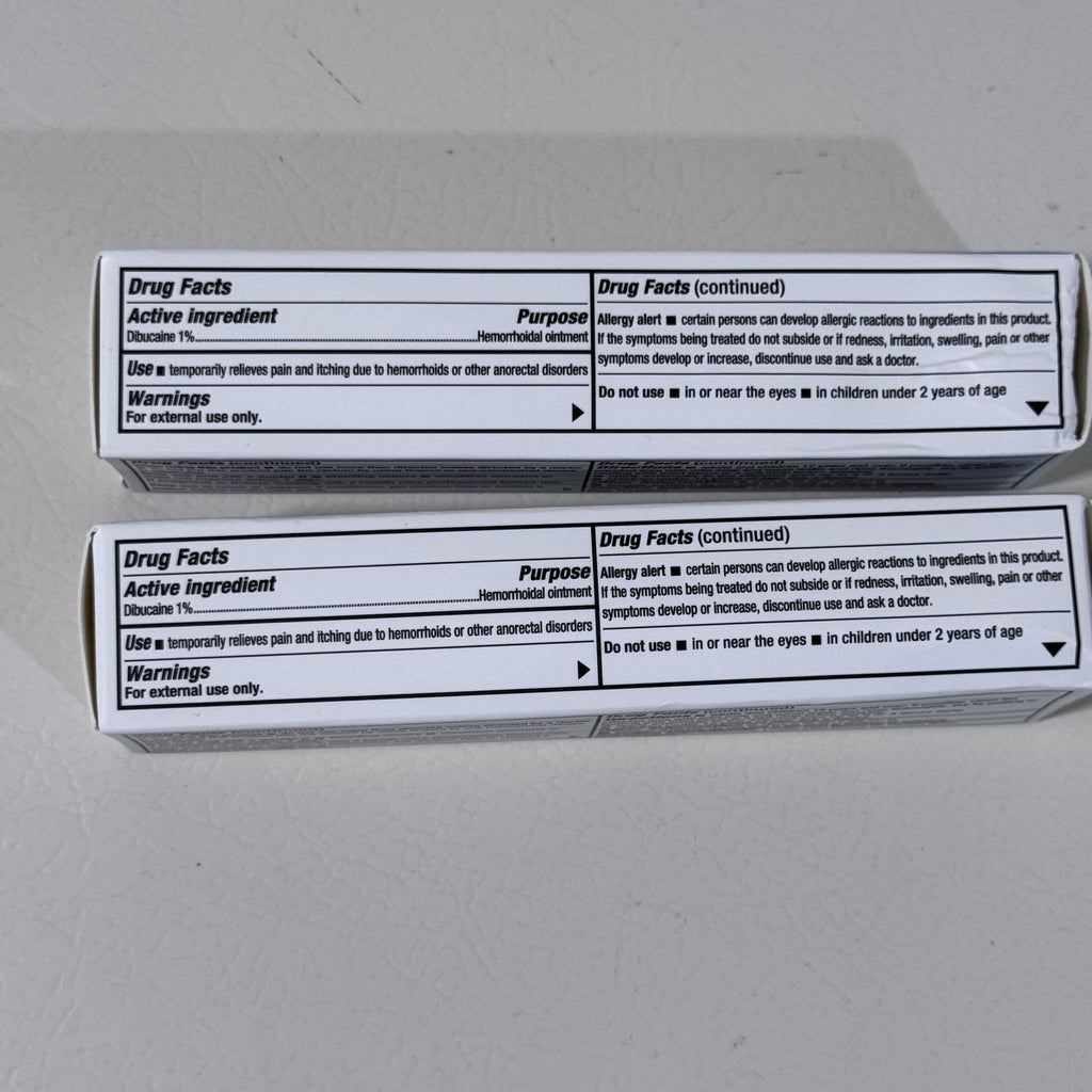 GeriCare Dibucaine Ointment 1%, 1 oz, 2 Pack, Exp 12/2028