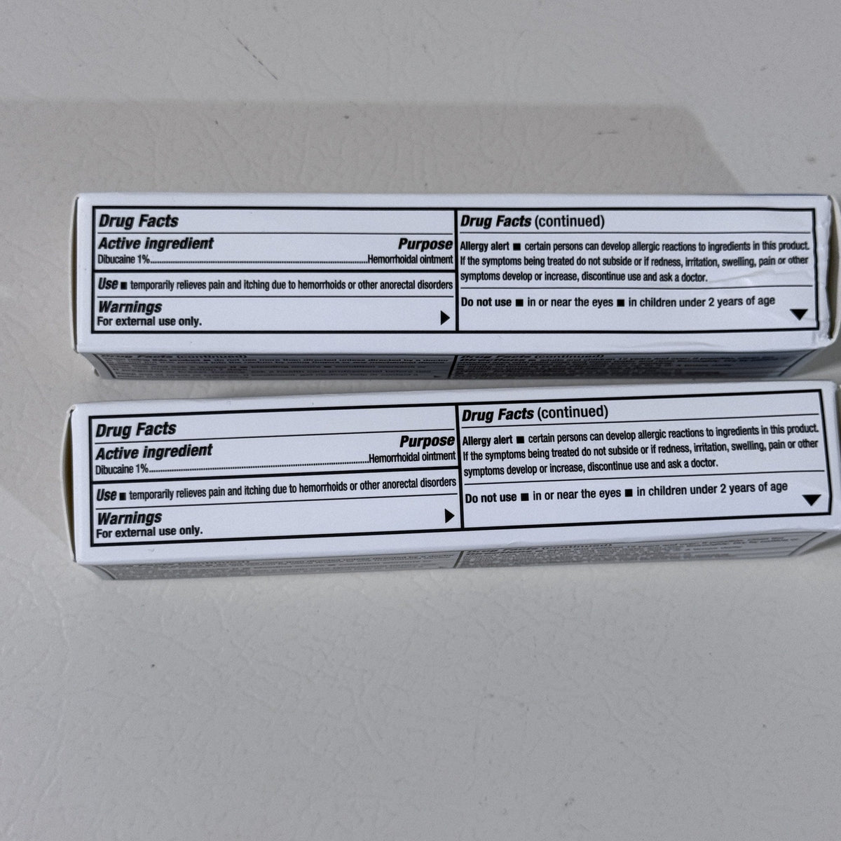 GeriCare Dibucaine Ointment 1%, 1 oz, 2 Pack, Exp 12/2028
