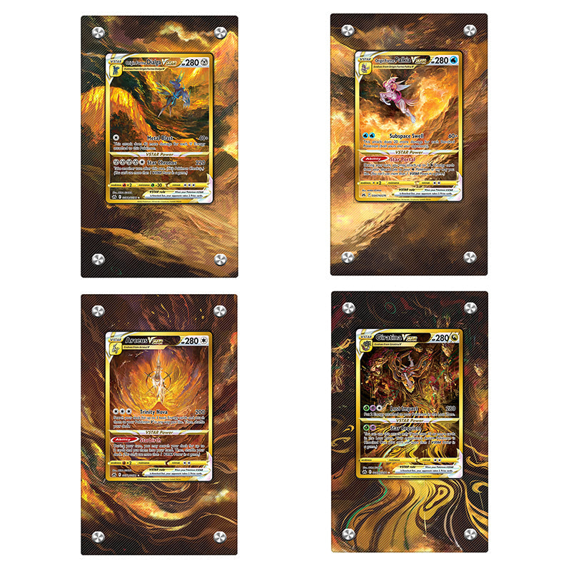 Crown Zenith Gold Cards Set - Pokémon Extended Artwork Protective Display Case Psa/cgc/raw