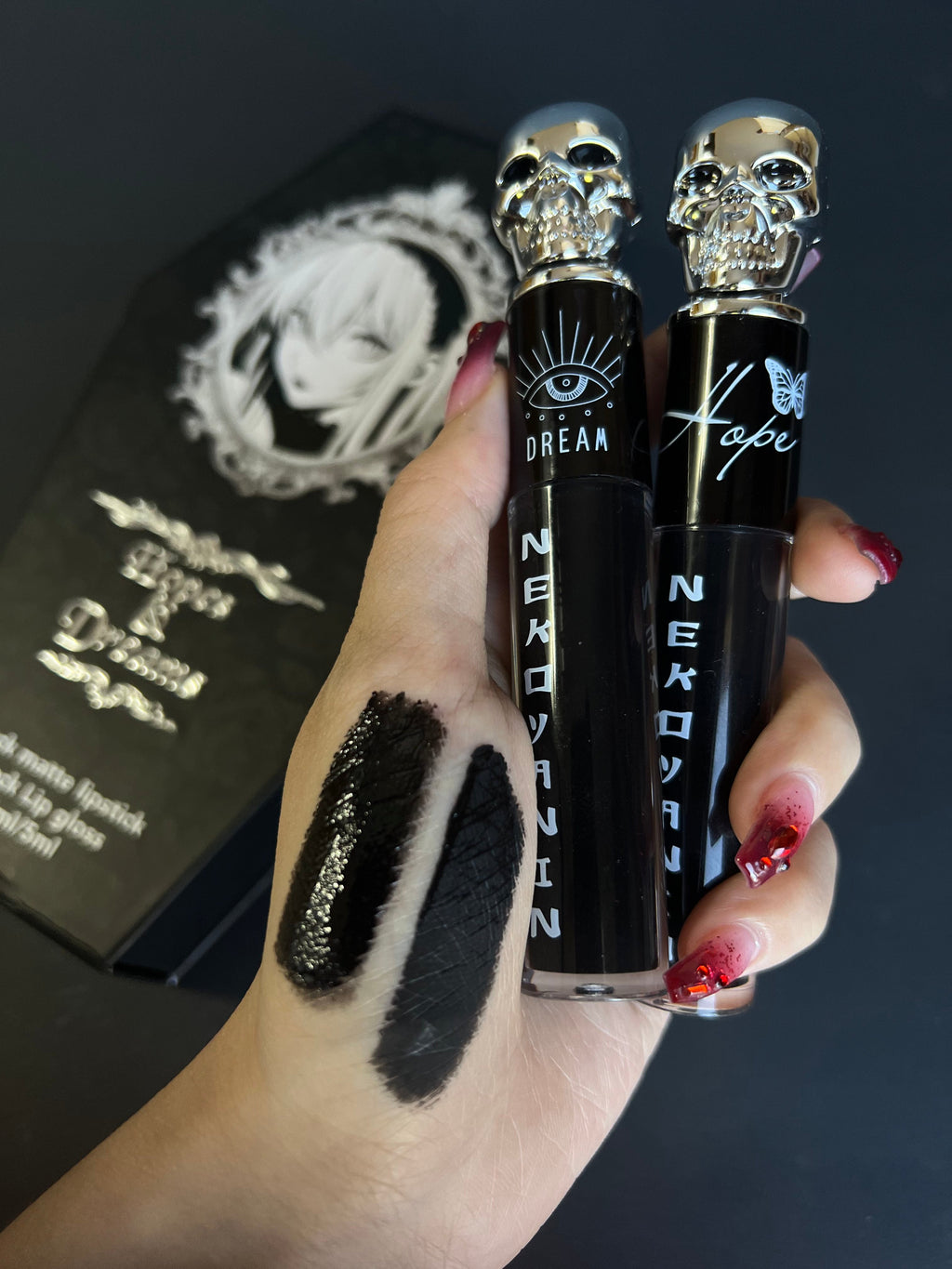 Hopes & Dreams Black Lipstick + Gloss Duo