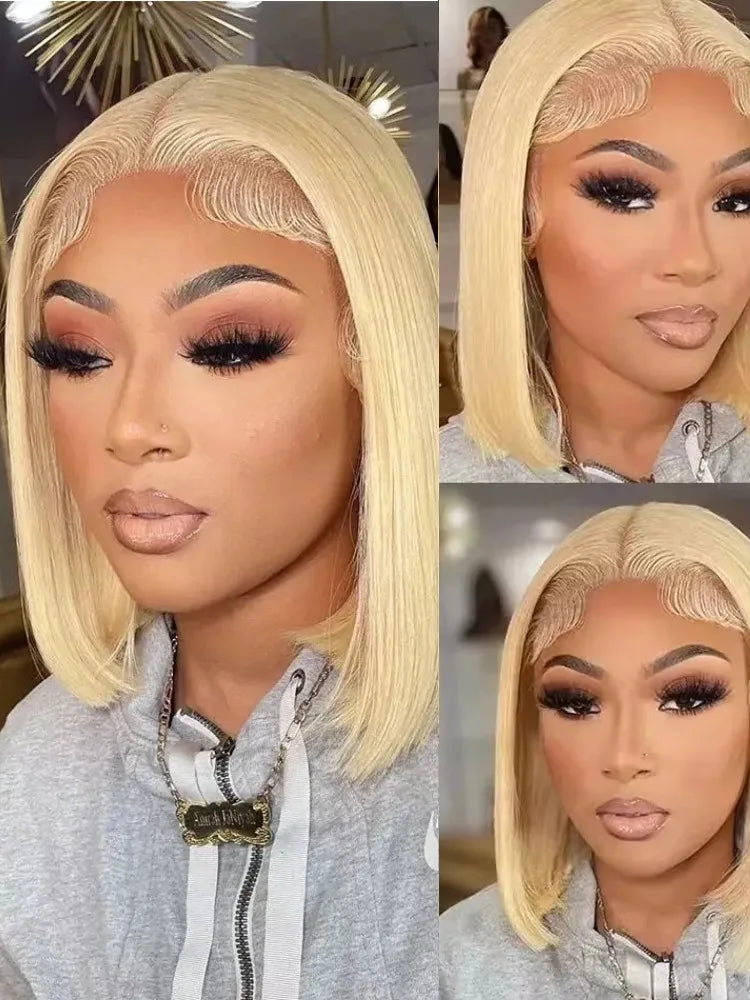 613 Blonde HD Lace Front Bob Wig