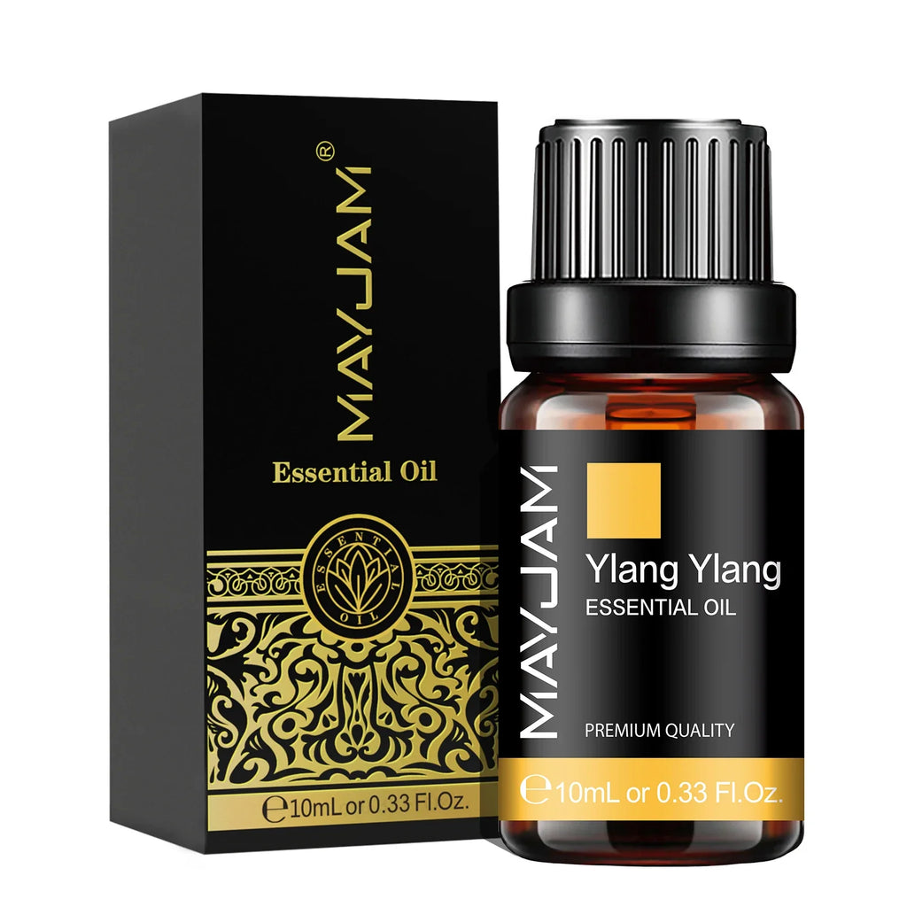 MAYJAM 10ML Essential Oil Lavender Jasmine Eucalyptus Vanilla Sandalwood Bergamot Rosemary Citronella Cinnamon Fragrance Oil