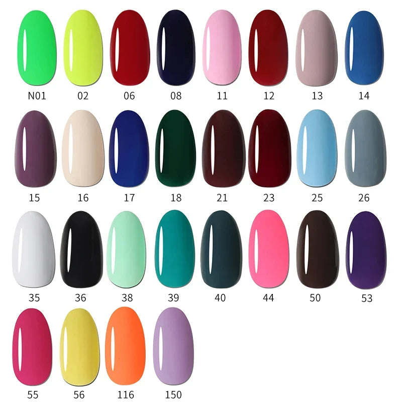 MSHARE 100ML Nail Gel Polish Soak Off UV LED Nails Vernis Semi Permanent Varnish Polish White Red Nail Gel Art