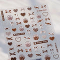 Lovely Animal Graffiti Cat Claw Rabbit Bunny Bear Dog Flower Fruit Dim Sum Candy Sunflower Adhesive 5D Nail Art Stickers Decal