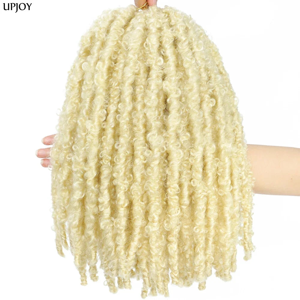 14 12 inch Butterfly Faux Locs Crochet Hair Braids Pre looped Distressed Goddess Butterfly Soft Locs Crochets Braids Cheveux Lok