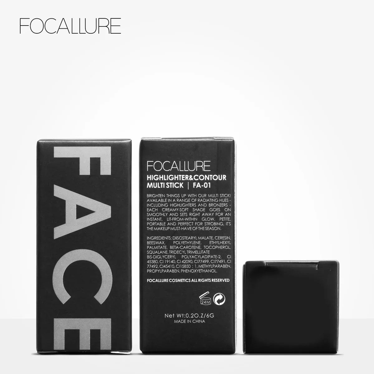 Wholesale FOCALLURE Bronzer Highlighter Stick Waterproof Body Face Contour Corrector Illuminator Cream For Women's Makeup