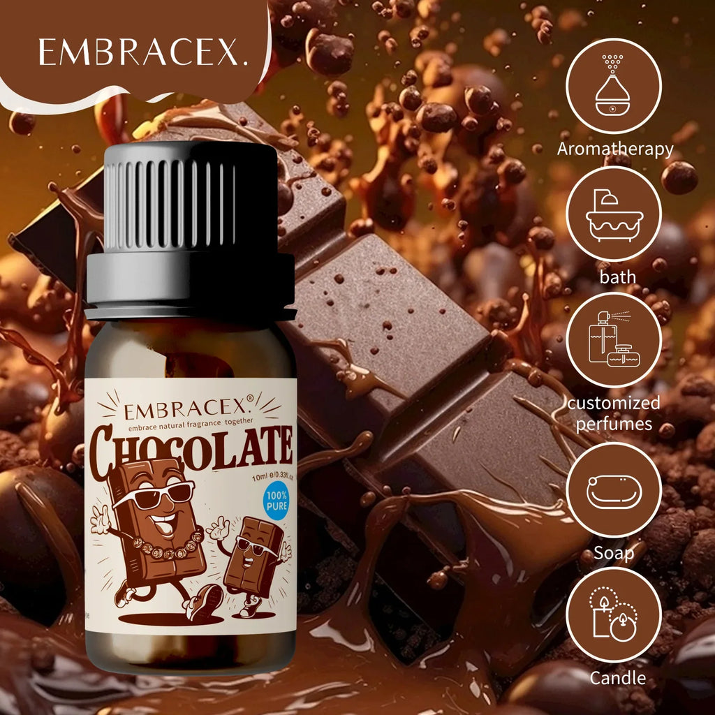 10ml Essential Oils Chocolate Perfume Aromatherapy Oils Sweet Fragrance Chocolate Parfum Funny Gifts For Women