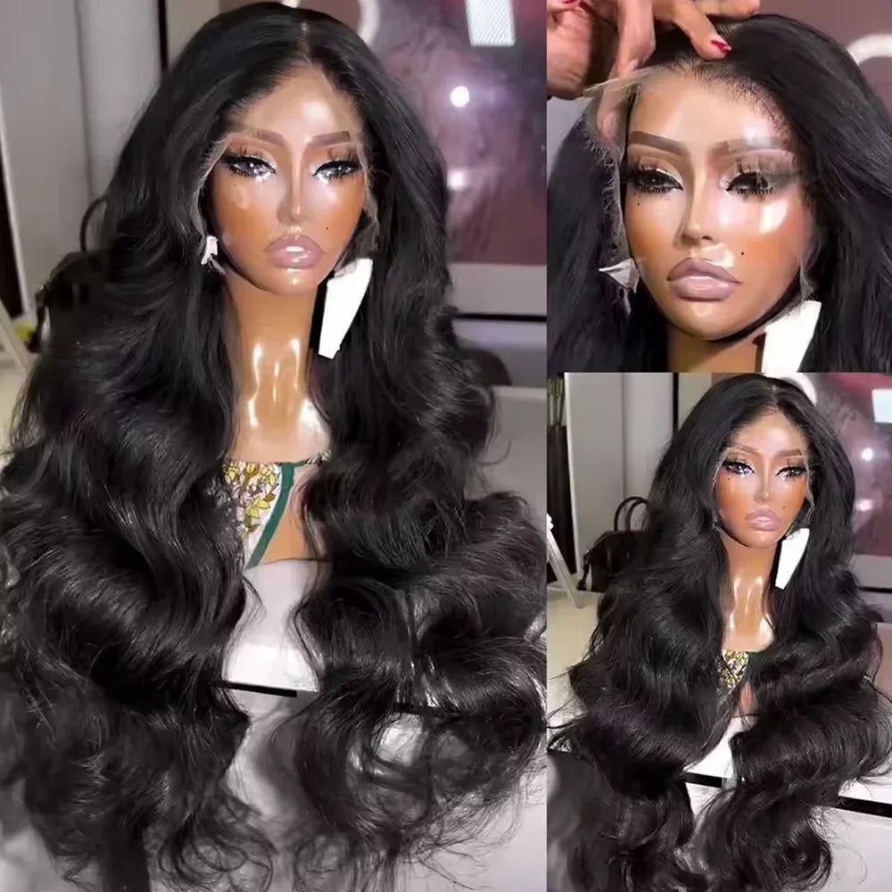 Peruvian Body Wave HD Lace Front Wig, 250% Density