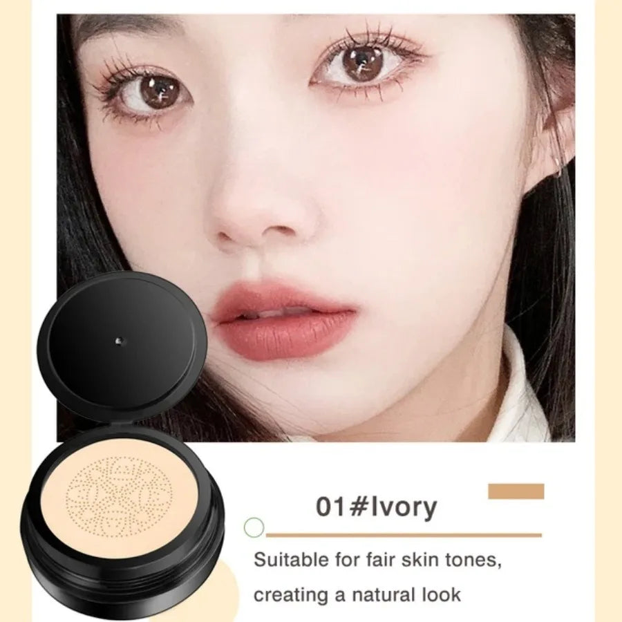 Snail Collagen BB Cream Mushroom Head Air Cushion CC Cream Face Concealer Brightening Moisturizing Foundation Cream Waterproof