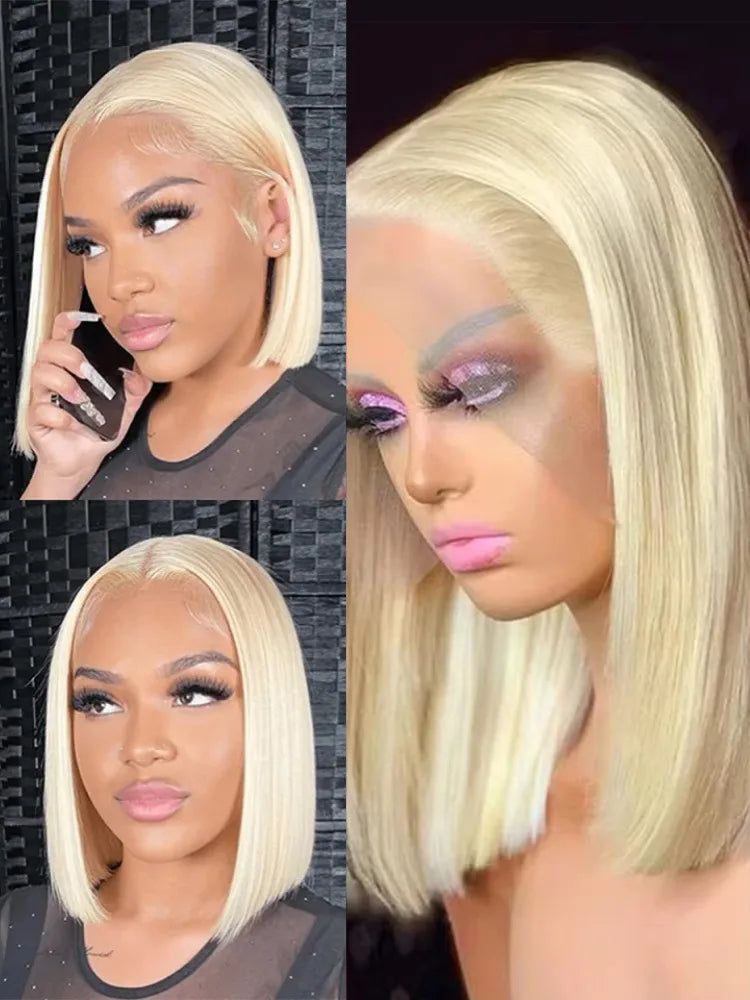 613 Blonde HD Lace Front Bob Wig