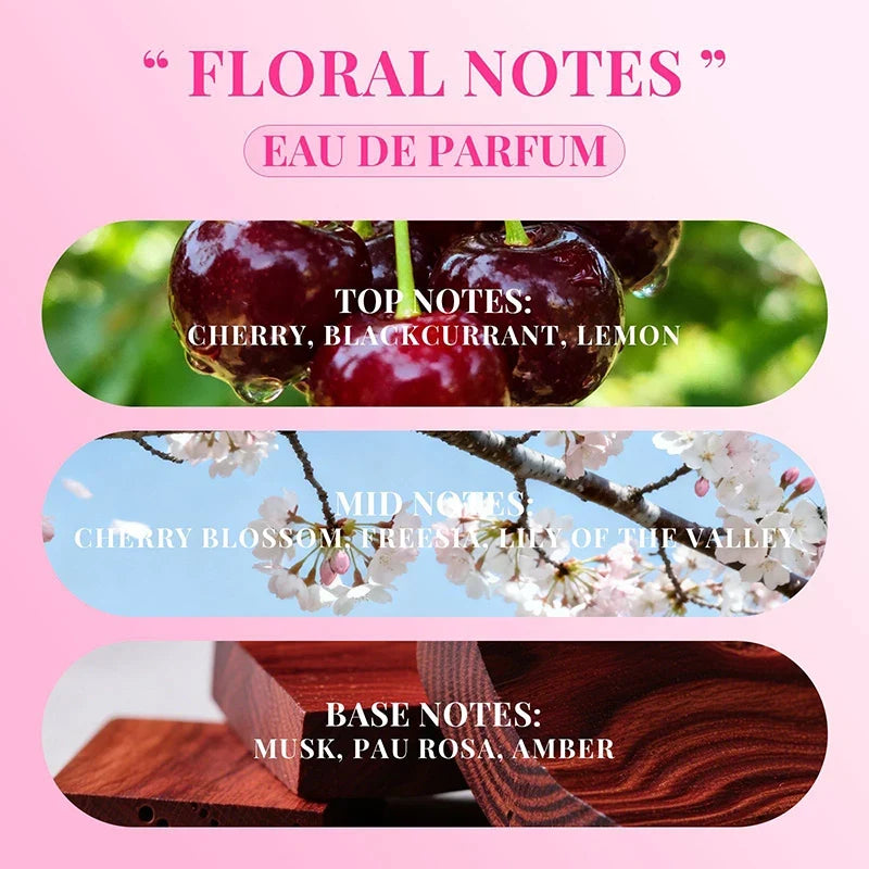 Pheromones Perfume For Women To Attract Men,Long Lasting Roll On Scent,Fruity Floral Eau De Parfum,Jasmine/Violet/Musk Fragrance