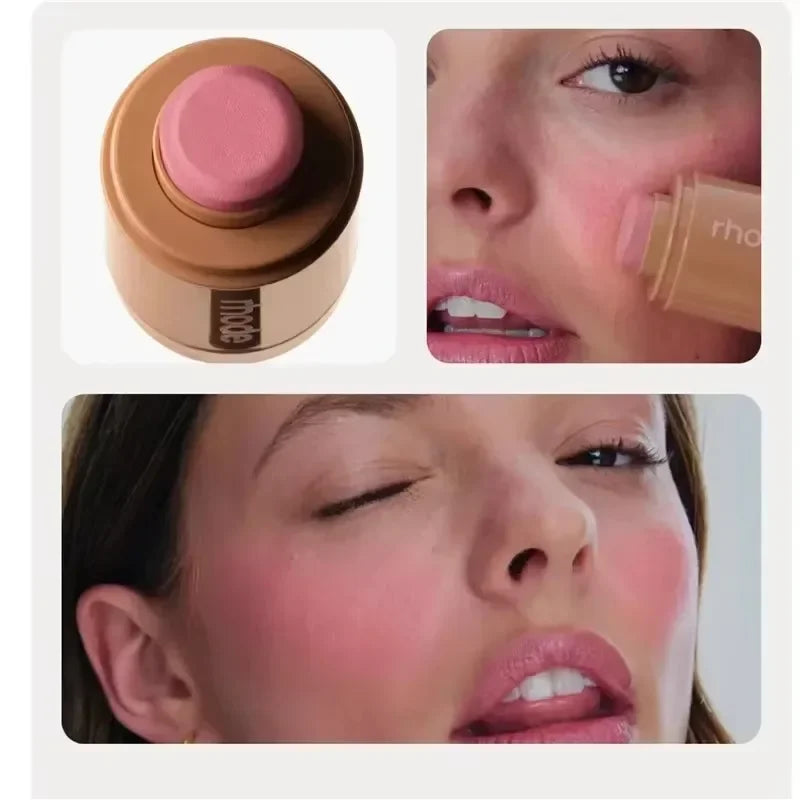 Brand Makeup Blusher Rouge Powder Pocket Blush Lipstick Cheek Hydrating Stick Natural Cream Lip Gloss Cheek Easy Apply Color