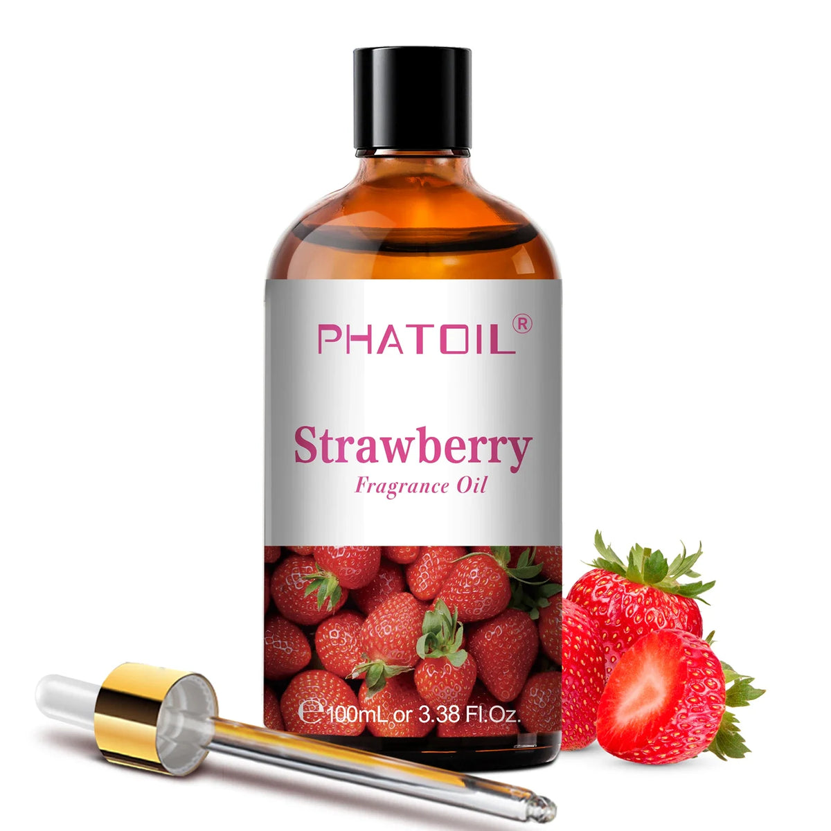 PHATOIL 100ml Aromatherapy Fragrance Oil Coconut & Vanilla Strawberry Cherry Lemon 1/2/3pcs Aroma Oil For Diffuser Candle Making