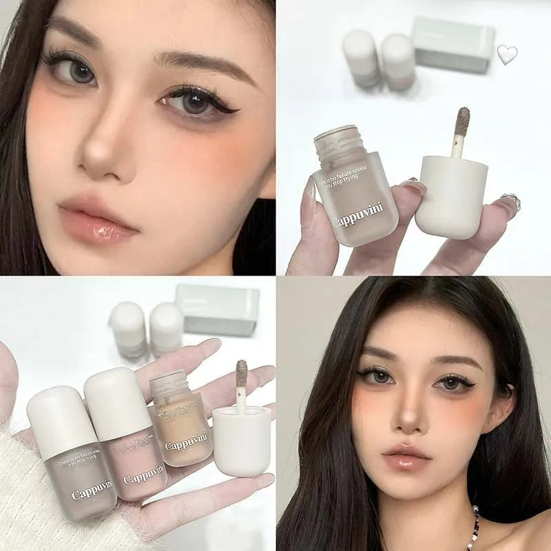 3D Face Contouring Contour Cream Natural Matte Nose Shadow Bronzers Shading Powder Chocolate Gray Brown Cream Capsule Cosmetics