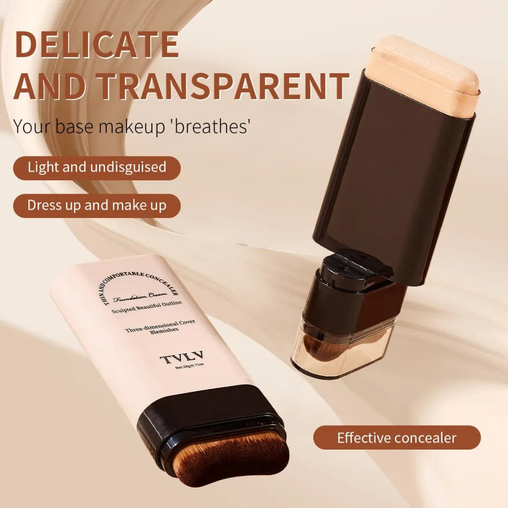 Hot Sale Lightweight Foundation Stick Long-Lasting Full Coverage Moisturizer Natural Finish Makeup Foundation Stick