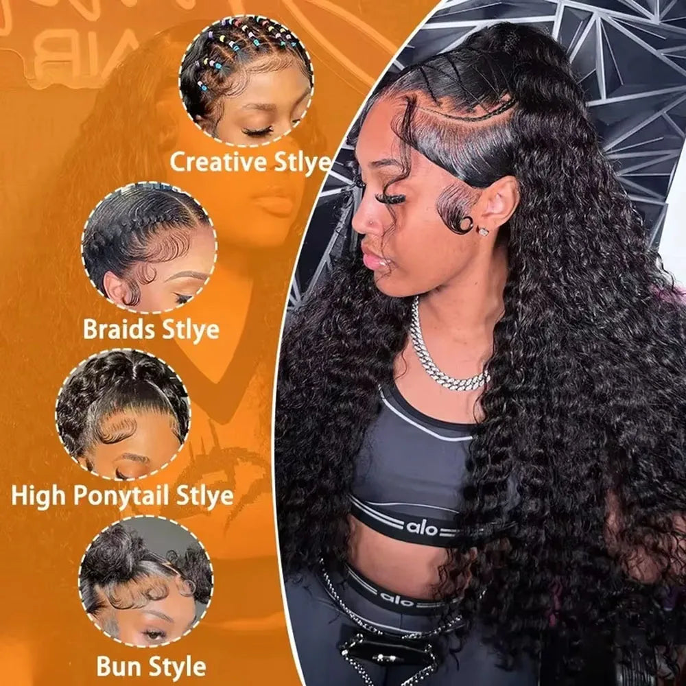 Loose Deep Wave HD Lace Front Wig (up to 42")