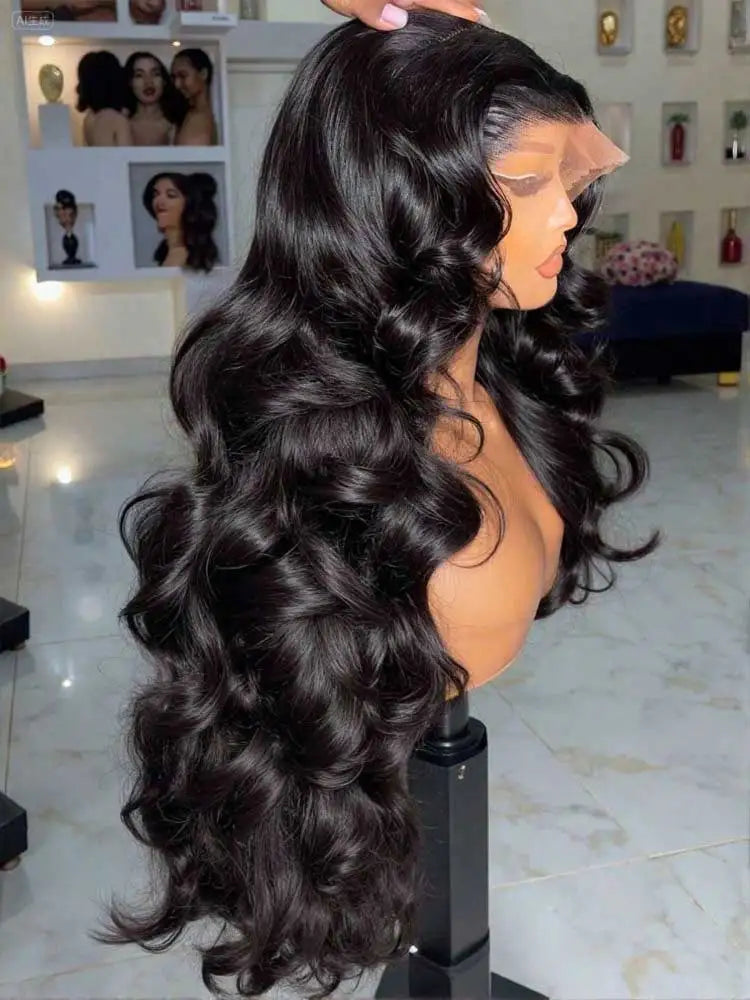 Peruvian Body Wave HD Lace Front Wig, 250% Density
