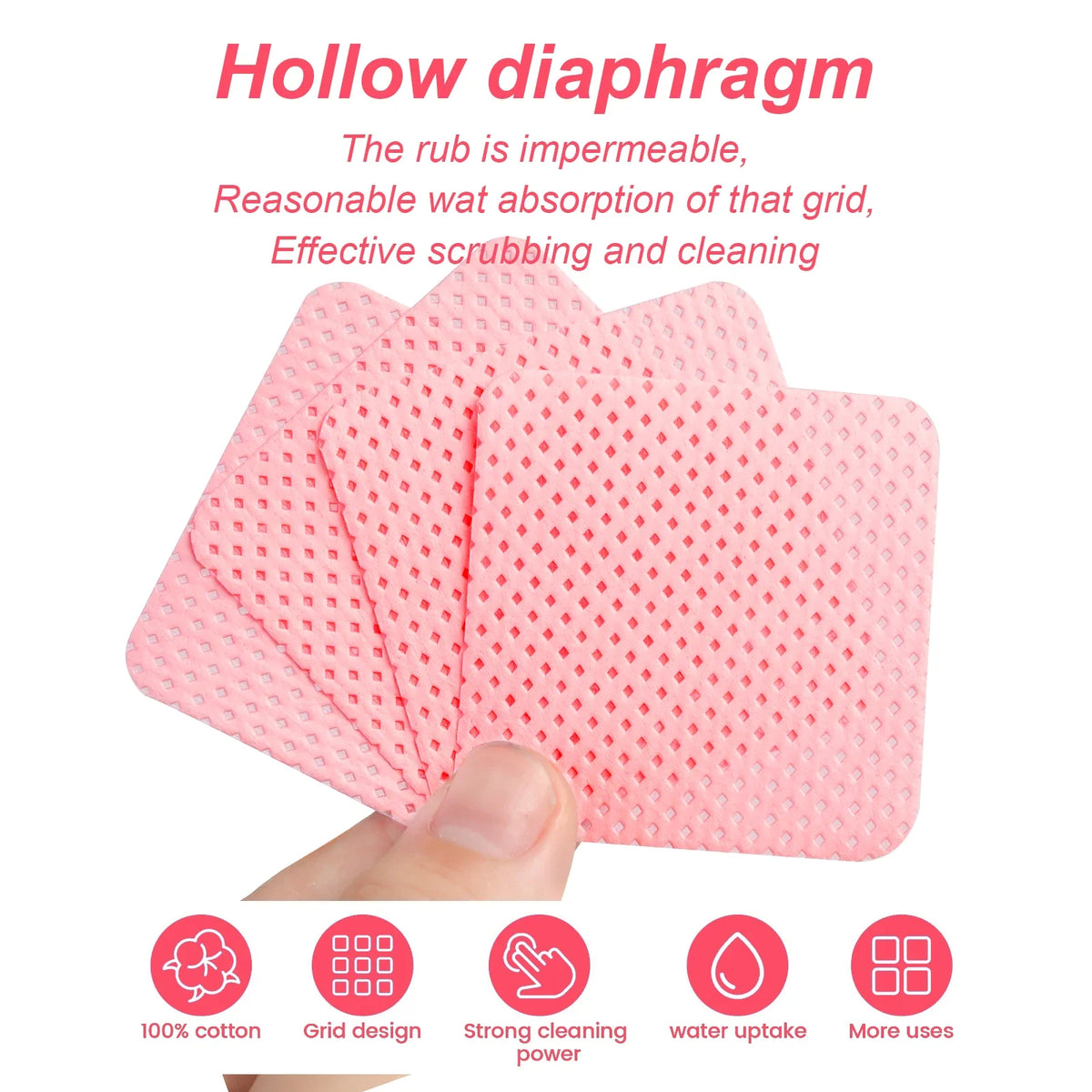 1080pcs Boxed Nail Art Lint-Free Eyelash Glue Wipes Paper Gel Polish Remover Clean Glue Cotton Pads Beauty Cleaning Tools