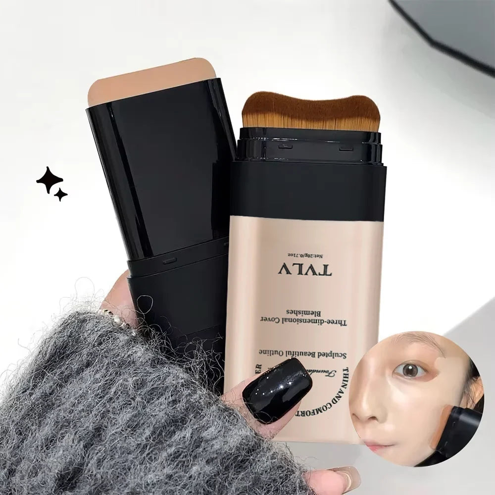 Hot Sale Lightweight Foundation Stick Long-Lasting Full Coverage Moisturizer Natural Finish Makeup Foundation Stick