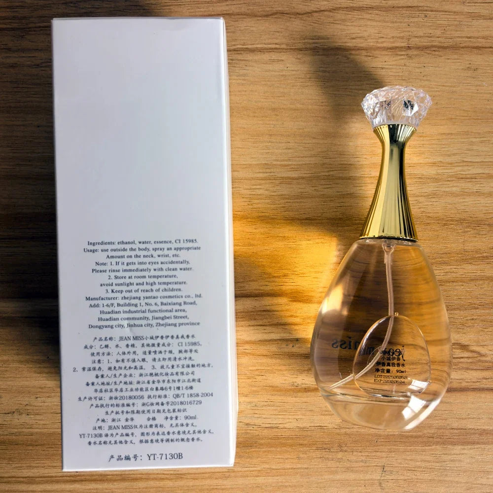 J'dor Eau De Parfum Vaporisateur Natural Spray 90ML Long-lasting Floral and Fruity Scents Fragrance
