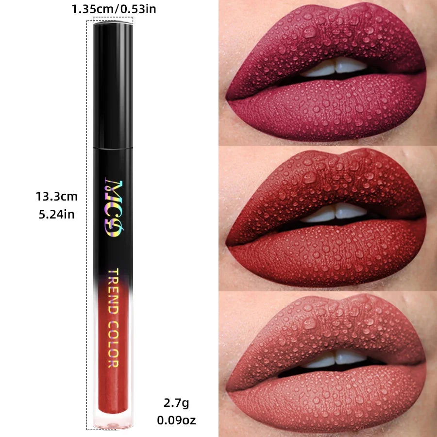 Matte Velvet Liquid Lipstick (16 Shades)