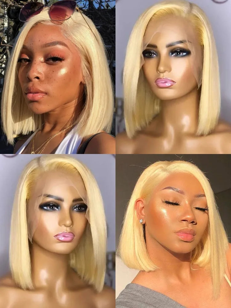 613 Blonde HD Lace Front Bob Wig